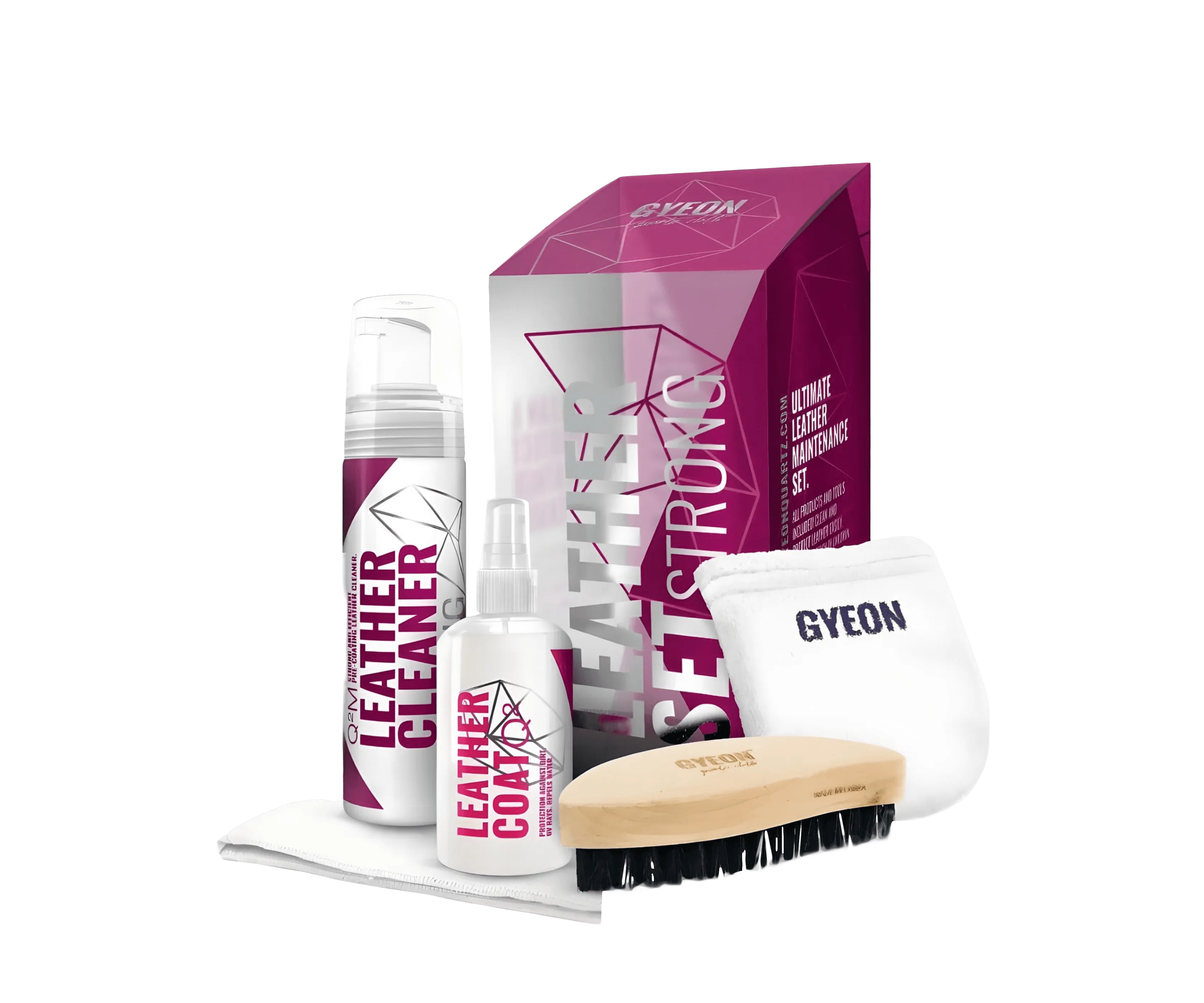 Набор очистки и защиты Gyeon Q²M Leather Set Strong