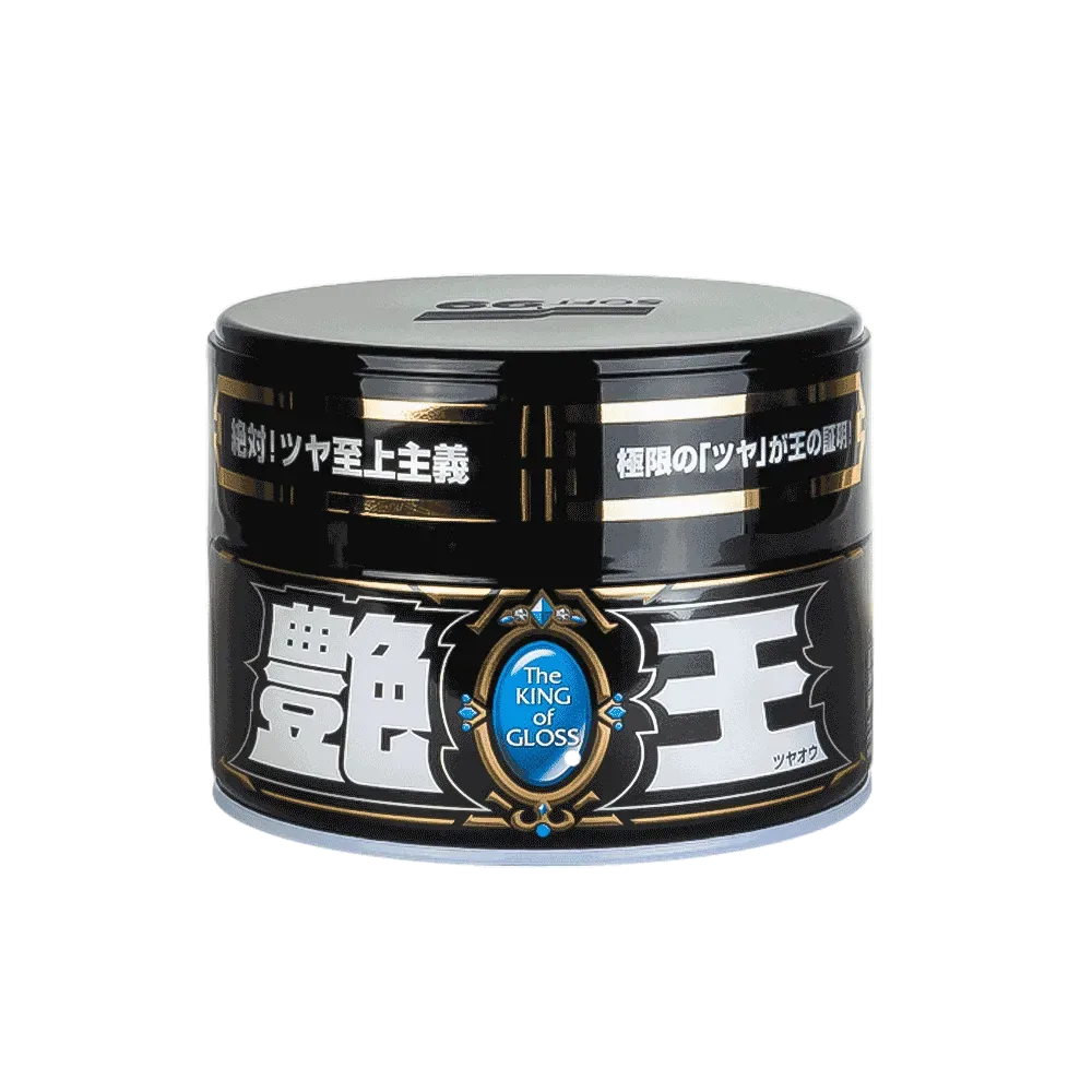 Твёрдый воск SOFT99 The King of Gloss Black