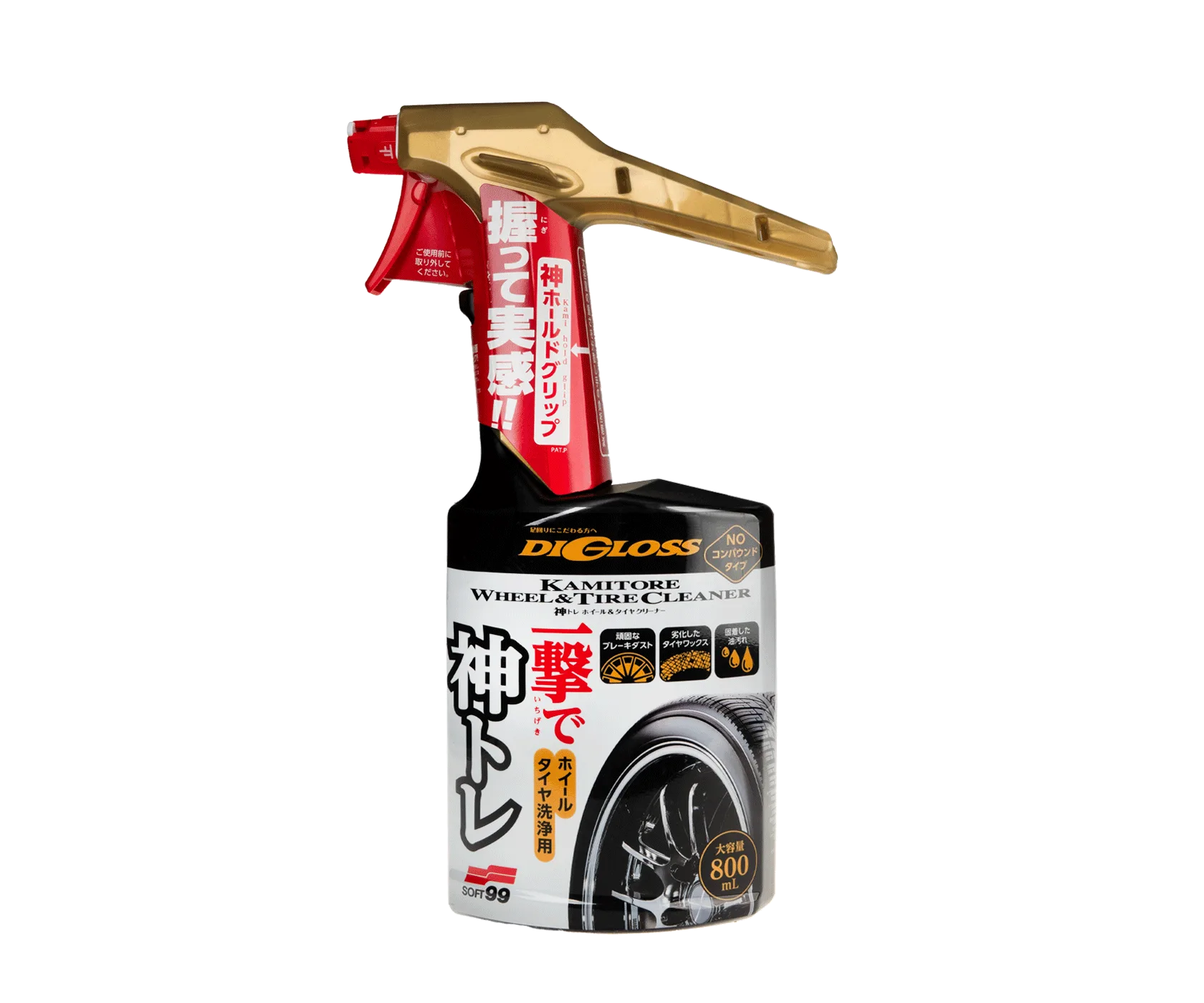 Очиститель шин и дисков SOFT99 DiGloss Kamitoré Wheel & Tire Cleaner
