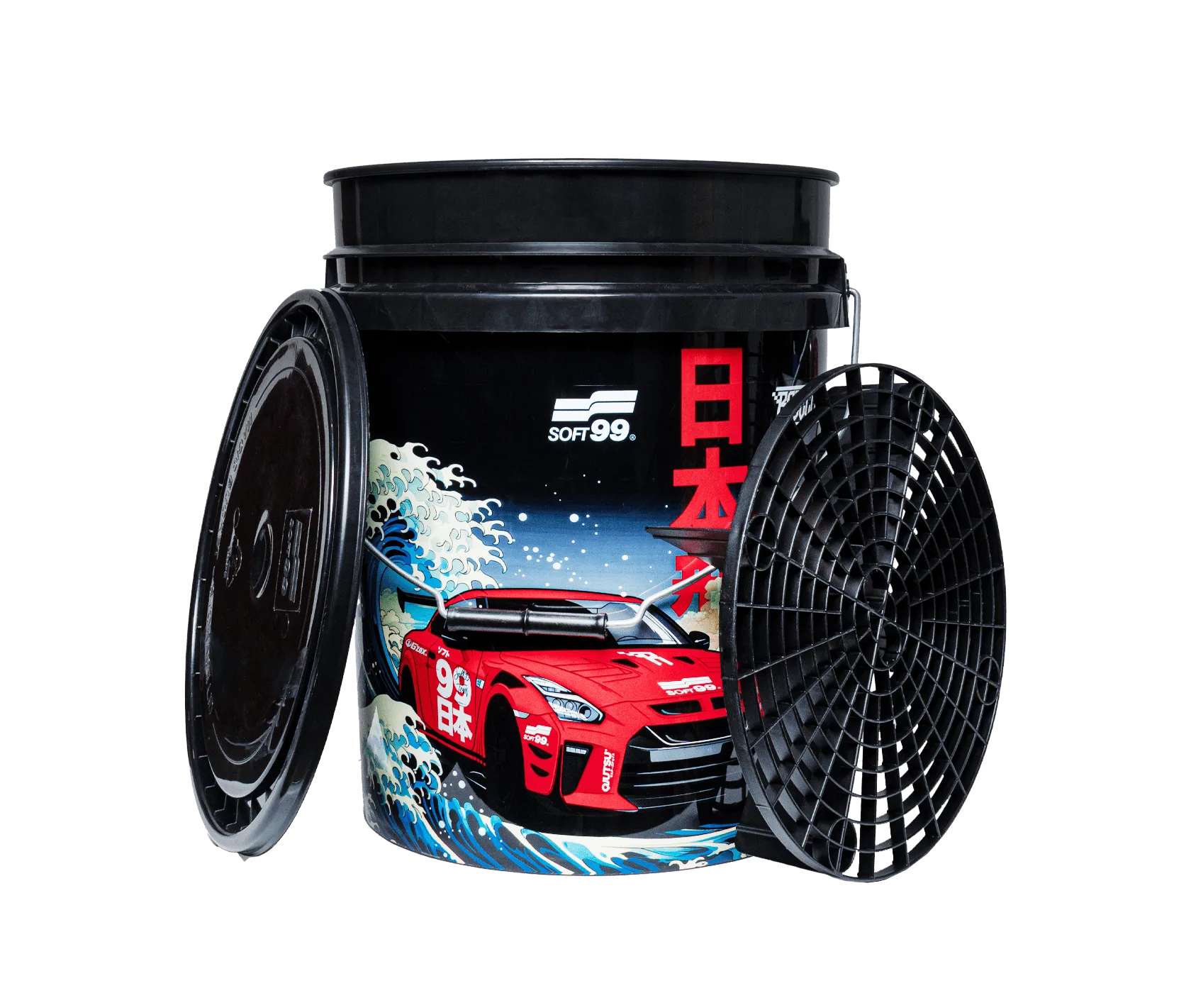 Ведро SOFT99 RaceCity Car Wash Bucket with Grit Guard