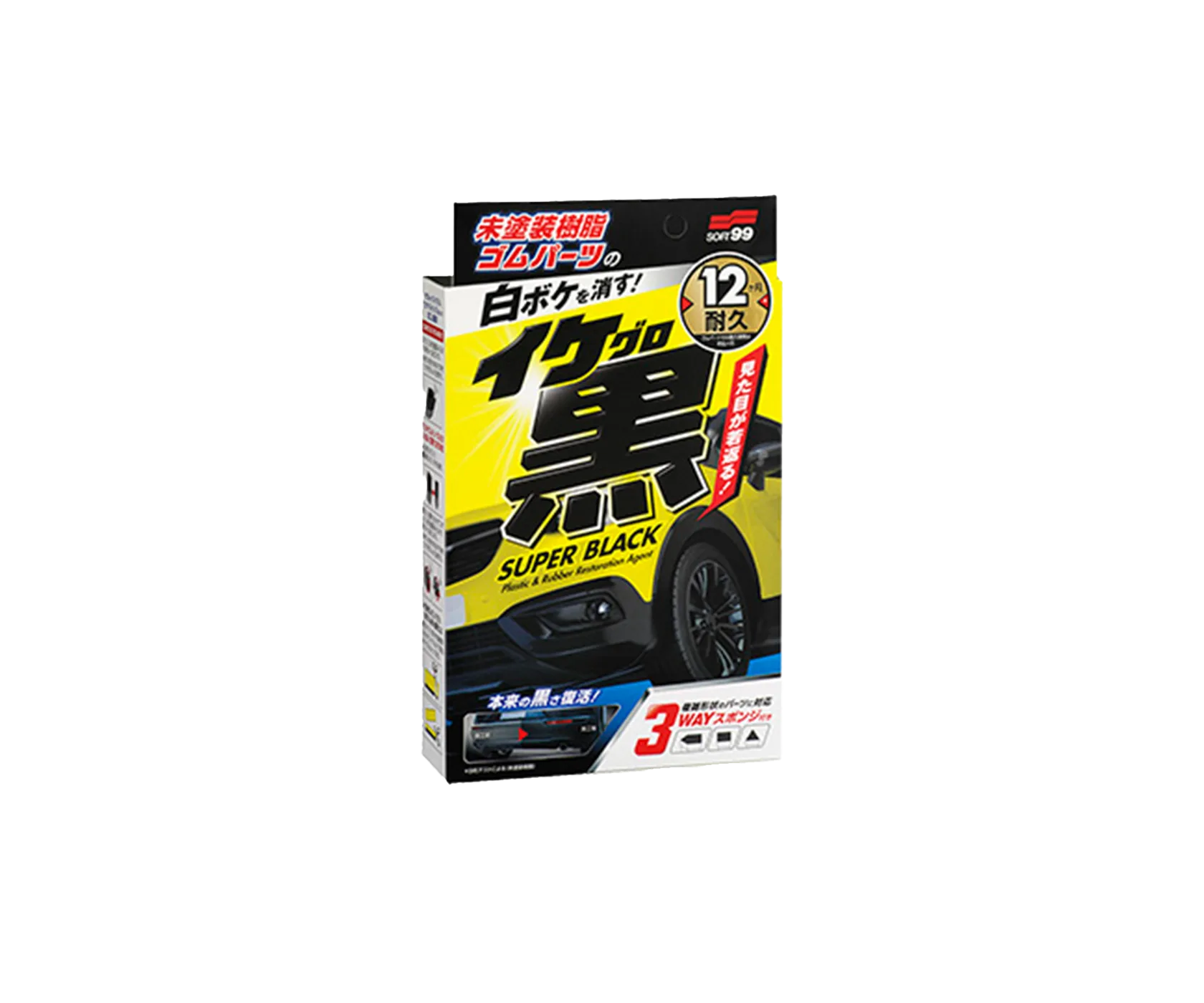 Восстановитель плас­тика SOFT99 SUPER BLACK Plastic & Rubber Restoration Agent