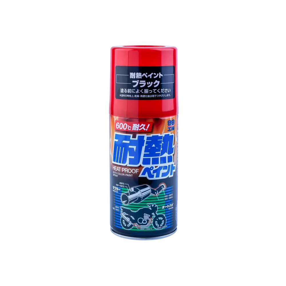 Термостойкая краска SOFT99 Heatproof Paint Black