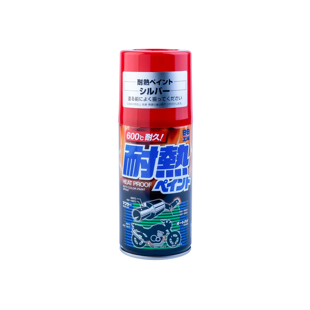 Термостойкая краска SOFT99 Heatproof Paint Silver