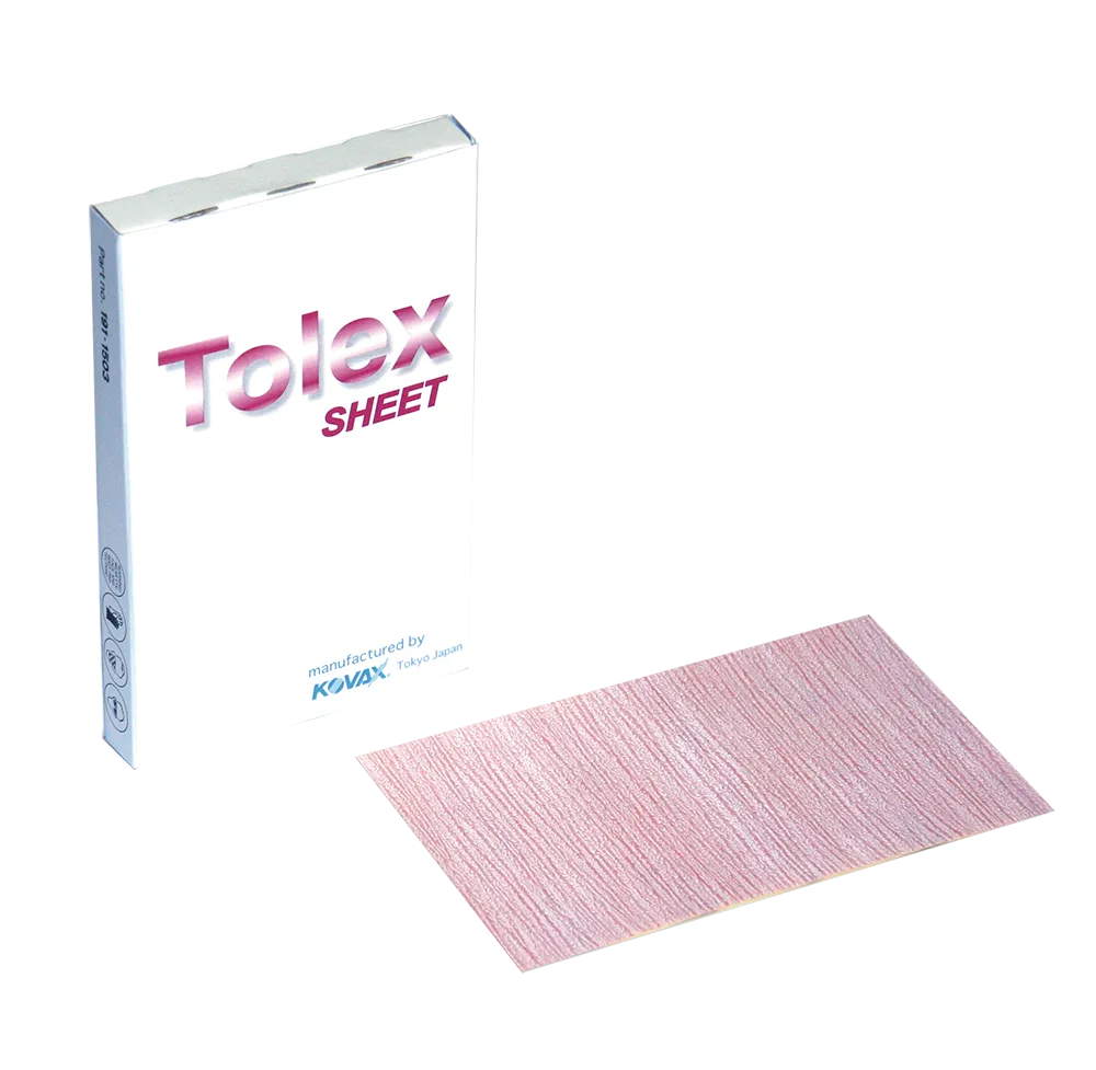 Шлифовальный лист KOVAX Tolex Stik-on Pink K1500 70×114 mm