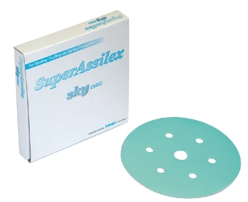 Шлифовальный круг KOVAX Super Assilex Sky K600 Ø152 mm 7 holes