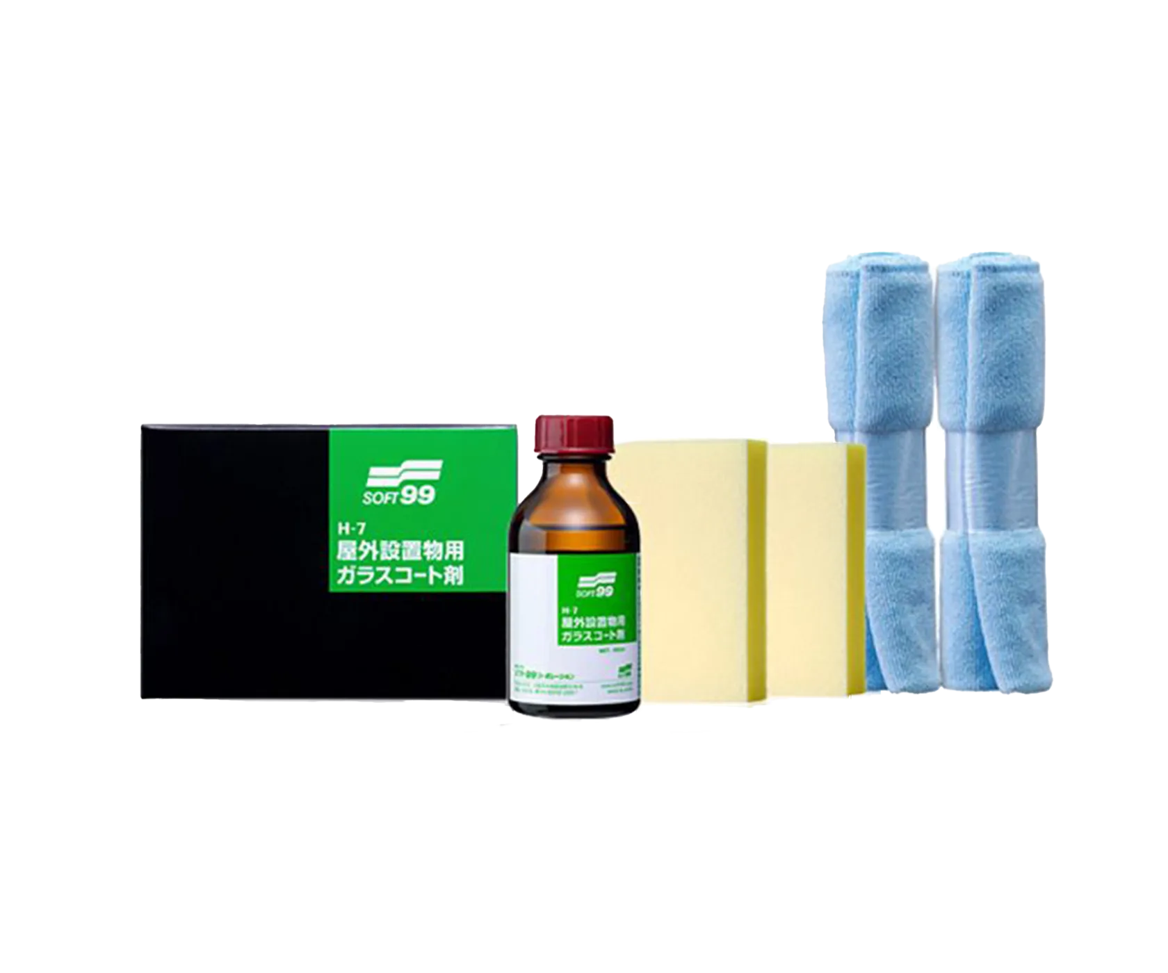Кварцевое покрытие SOFT99 H-7 Glass Coat Green