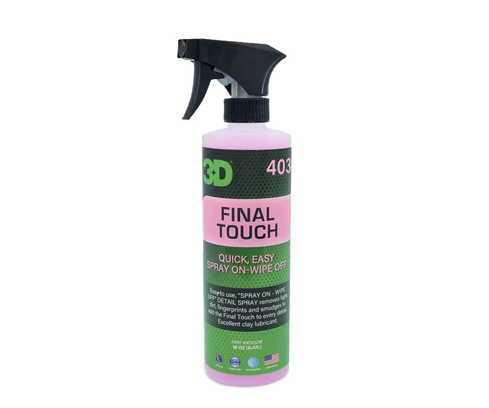 Спрей-детейлер 3D Final Touch Lubricant