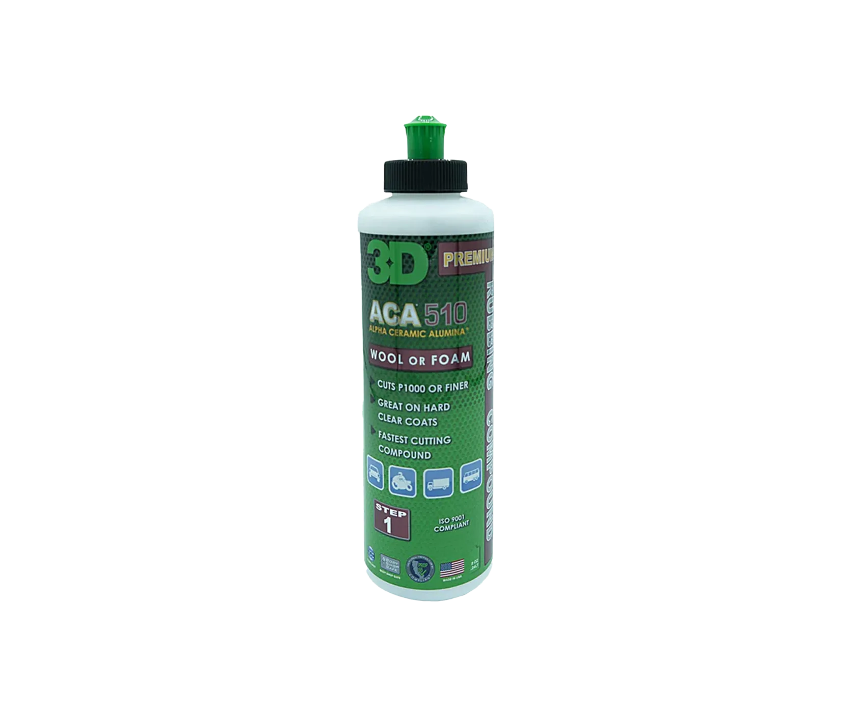 Полировальная паста 3D ACA 510 Premium Rubbing Compound