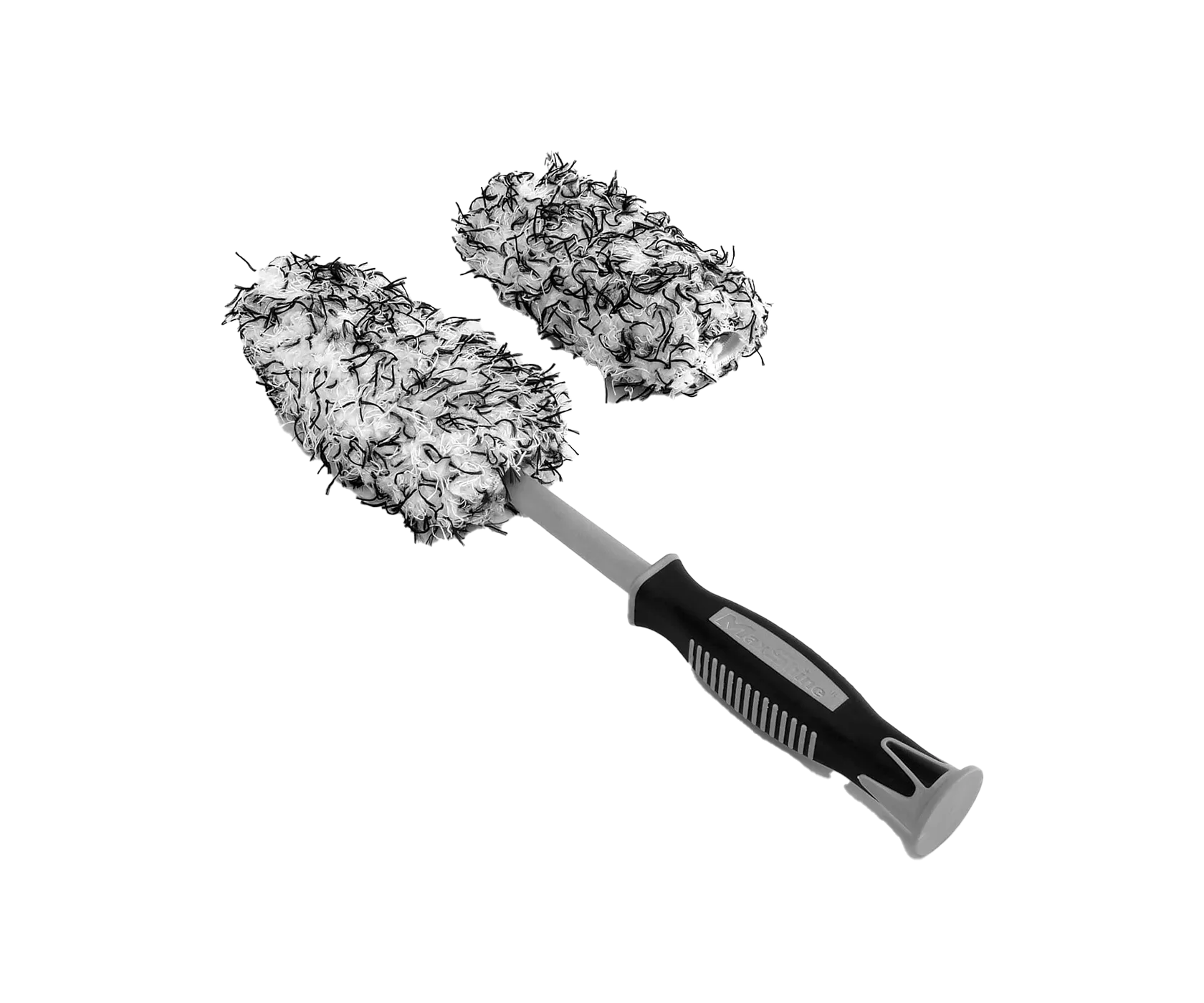 Ёрш из микрофибры MaxShine Flat Microfiber Brush Grey With Replaceable Cover Small