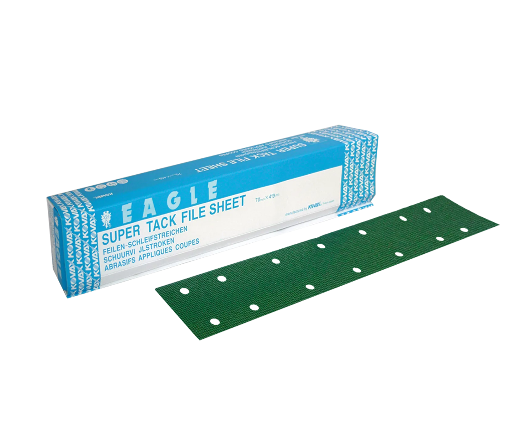 Шлифовальная полоска KOVAX Super Tack Maxcut P60 70×419 mm 14 holes