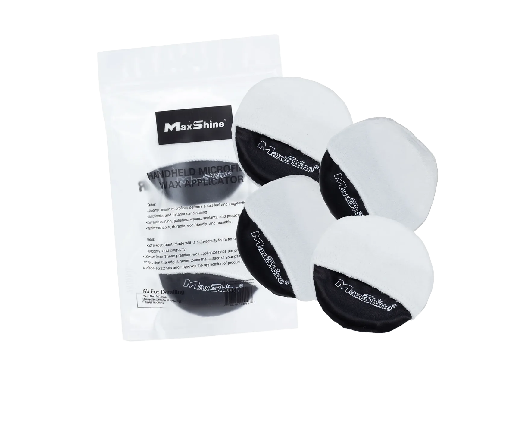 Набор аппликаторов MaxShine Finger Hold Microfiber Wax
