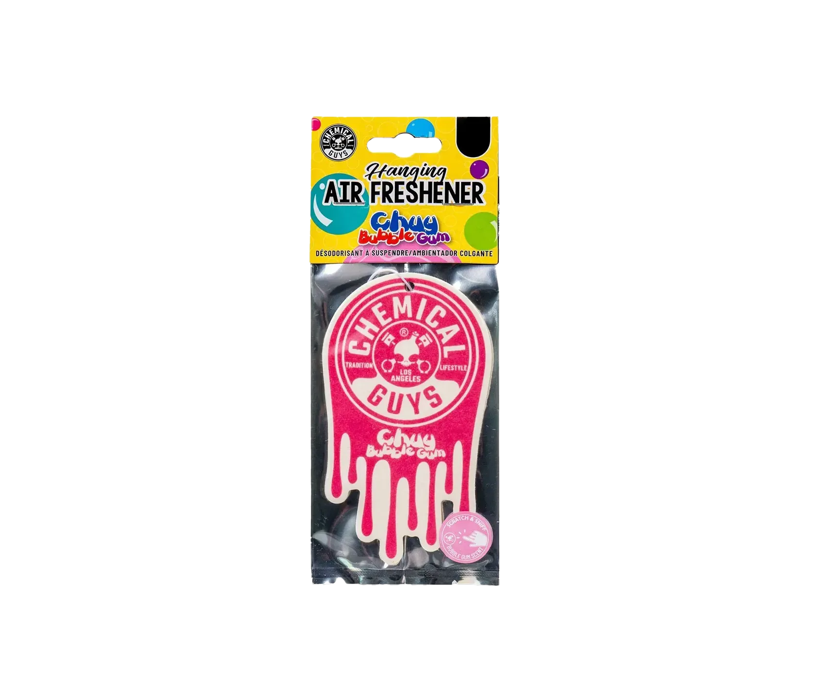 Картонный ароматизатор Chemical Guys Chuy Bubble Gum Scent