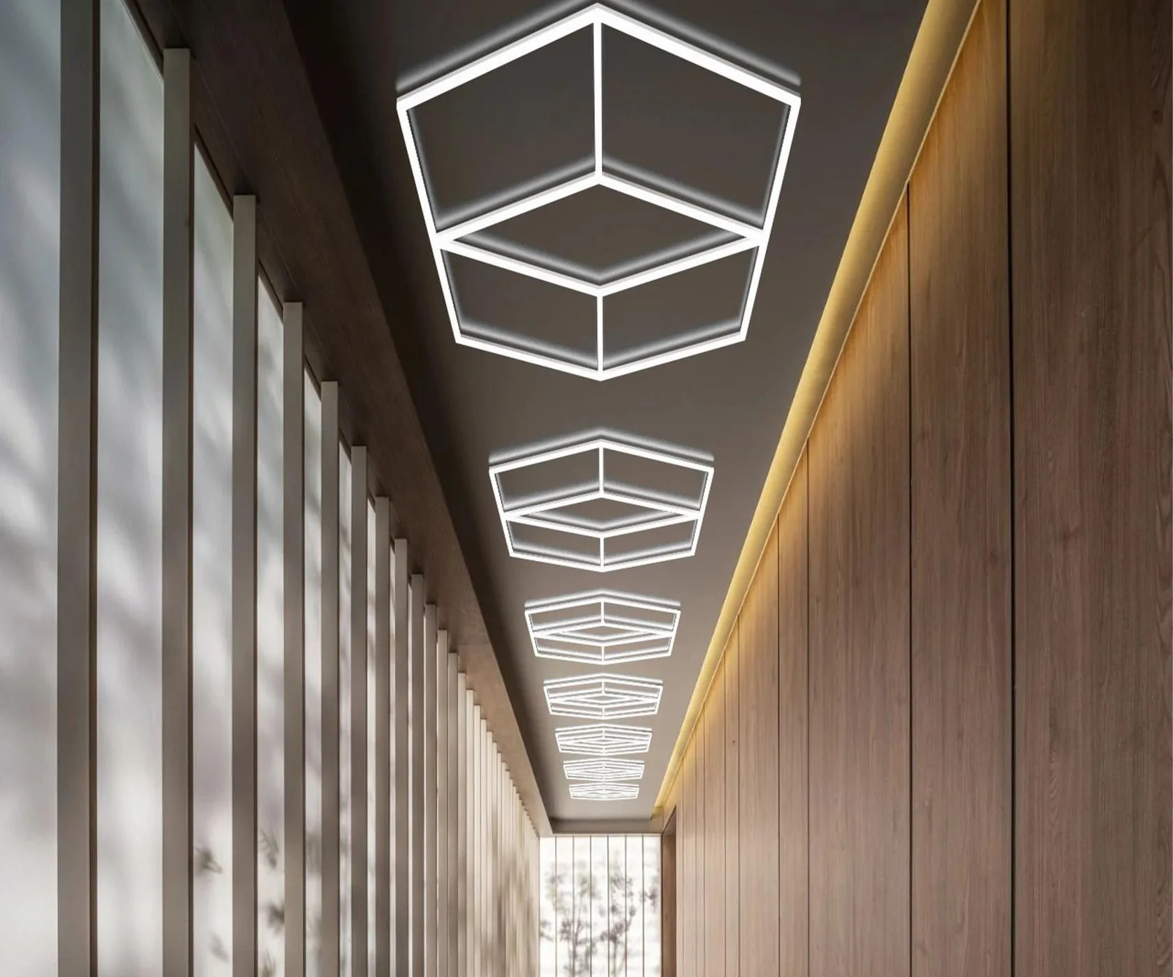 Потолочный светильник CDL LED Matrix Hexagonal Light V2