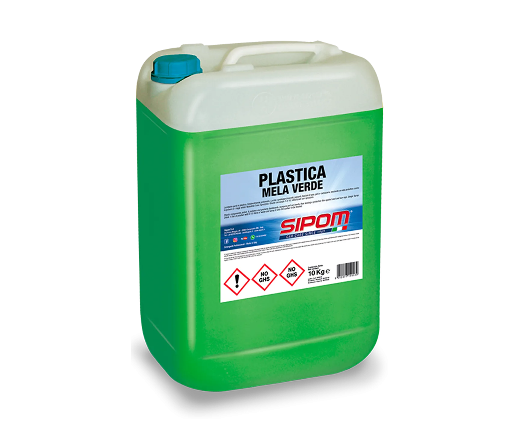 Полироль пластика Sipom Plastica Profumo Mela Verde