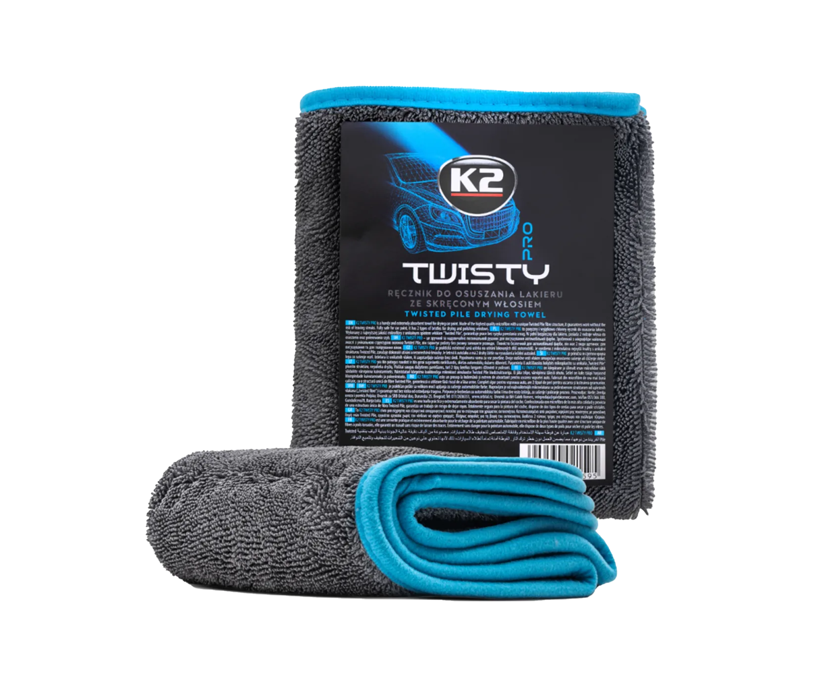 Двухсторонняя микрофибра К2 Twisty Pro
