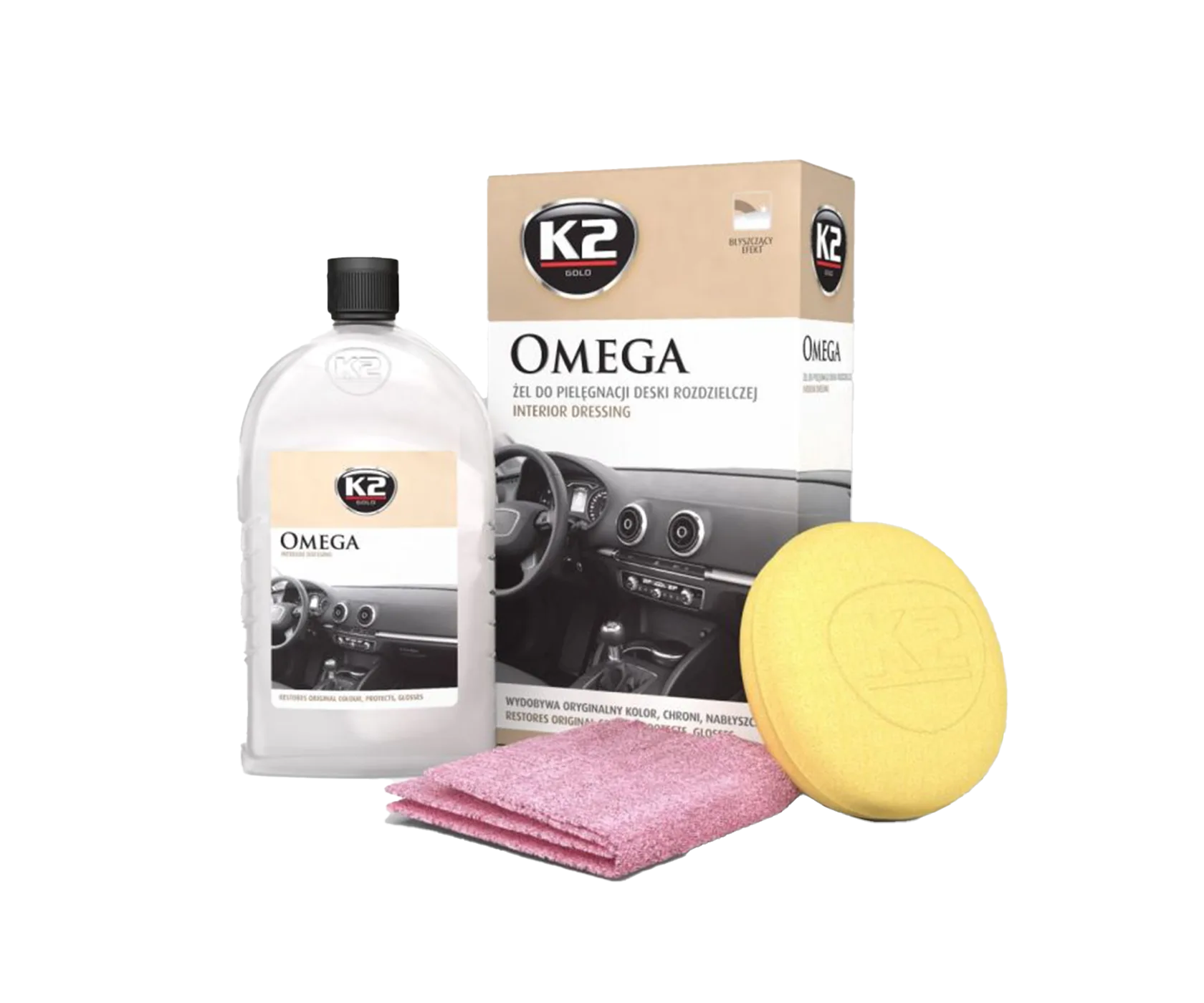 Полироль пластика K2 Gold Omega