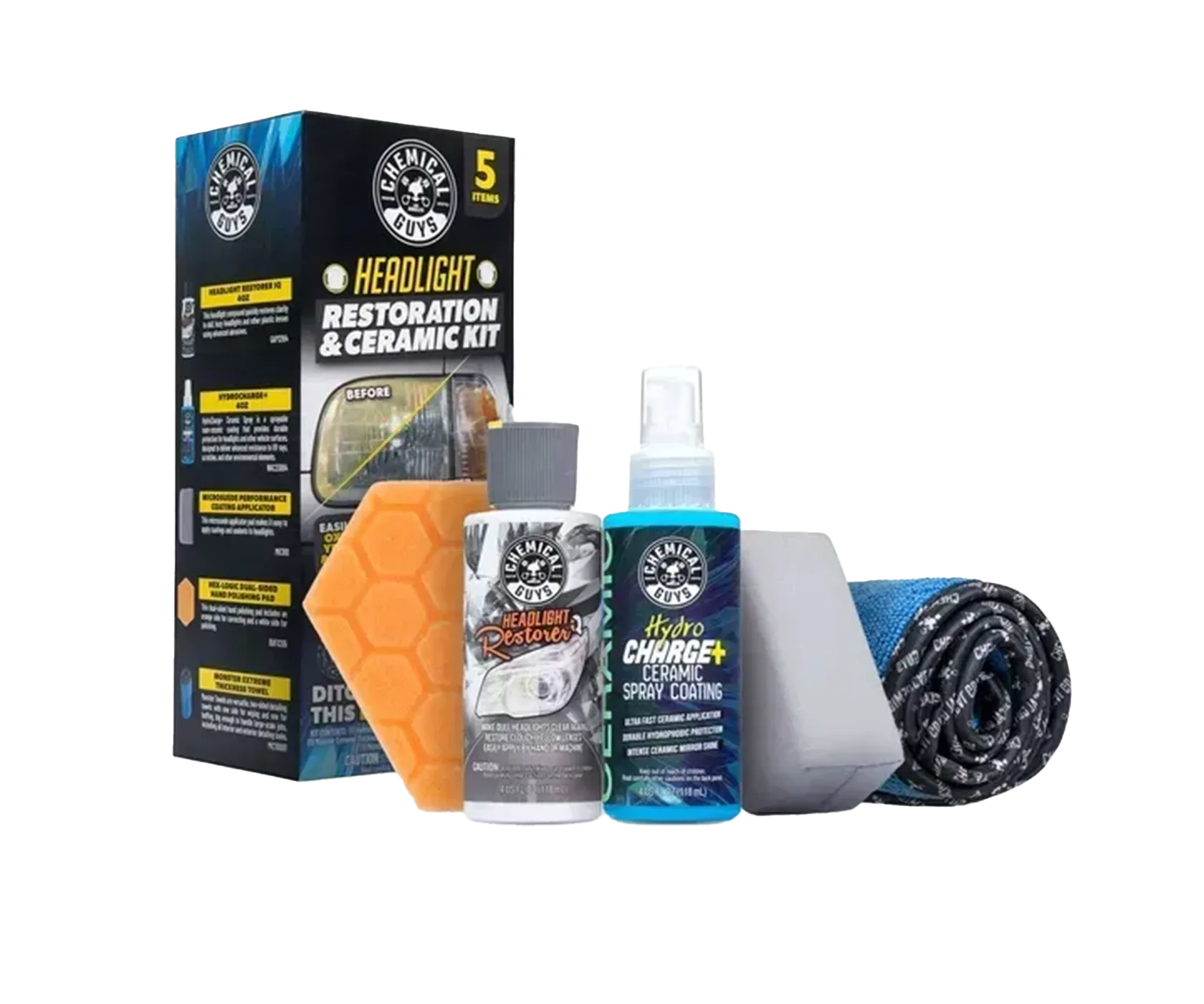 Кварцевое покрытие для фар Chemical Guys Headlight Restoration Ceramic Kit