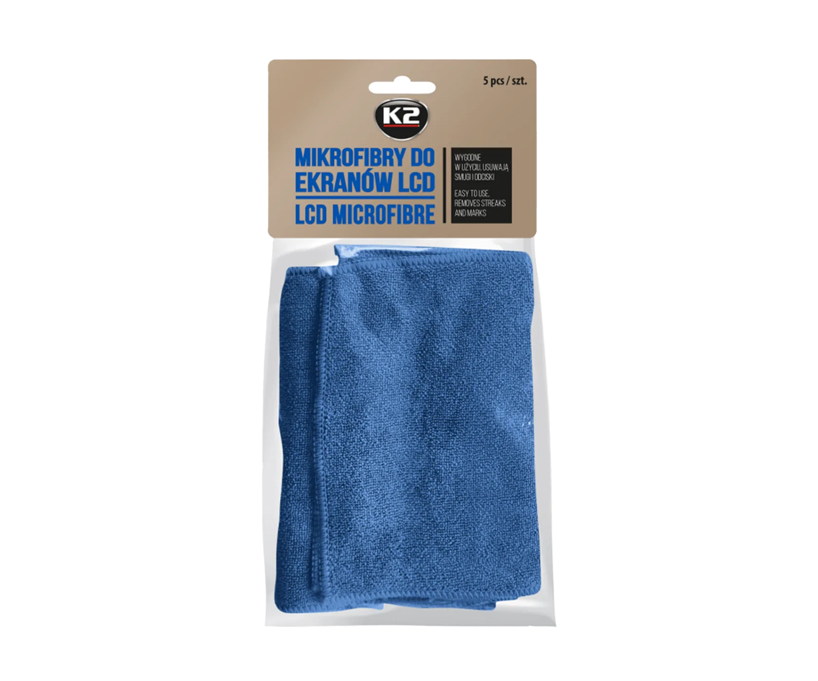 Набор микрофибр K2 LCD Microfibres Set 5 pcs