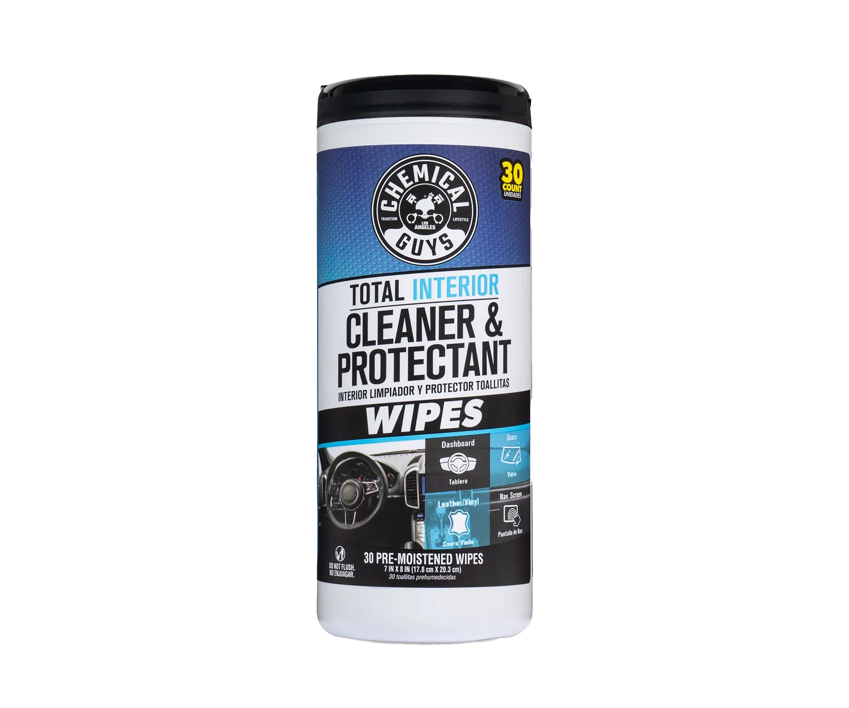 Влажные салфетки Chemical Guys Total Interior Cleaner & Protectant Canister Wipes