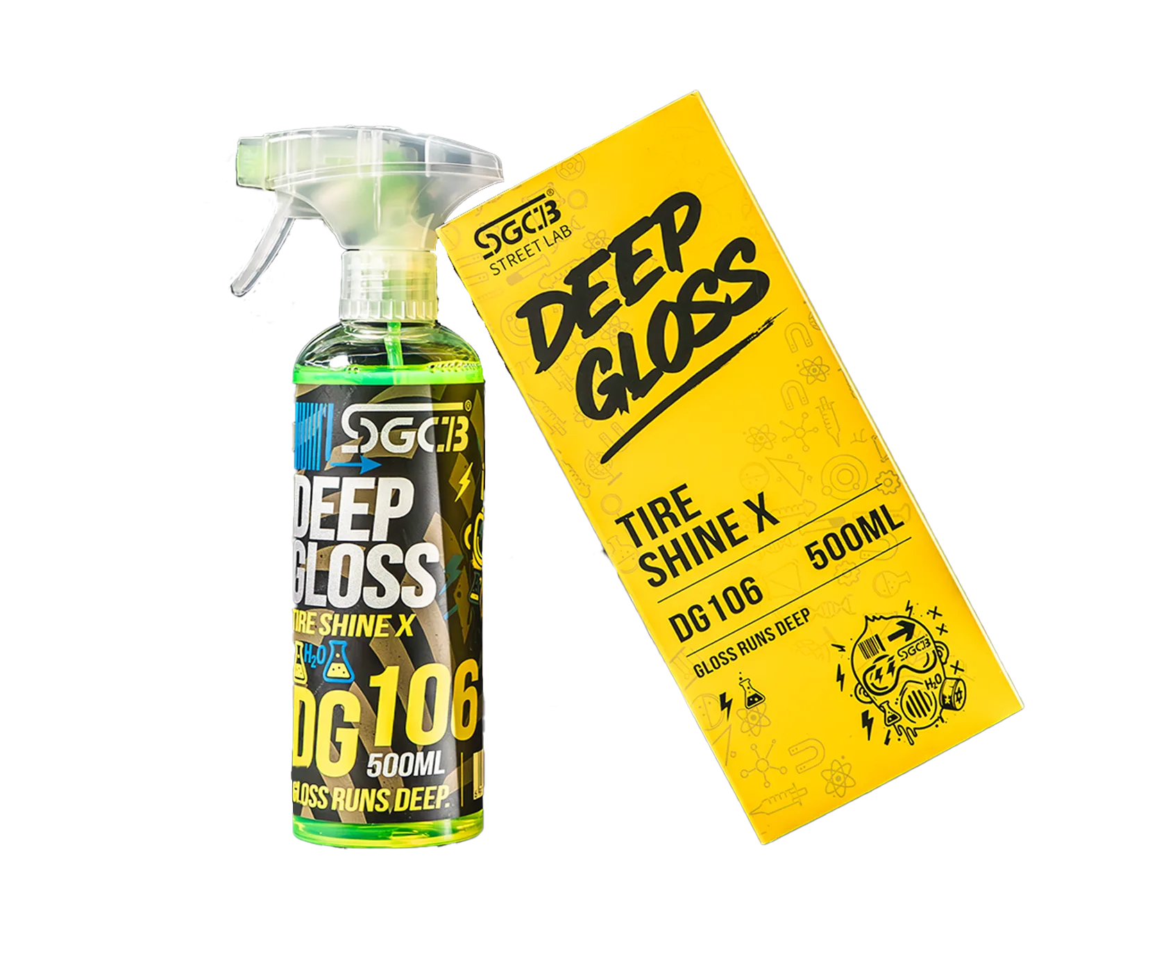 Защитное покрытие SGCB DEEP GLOSS Tire Shine X 500 ml