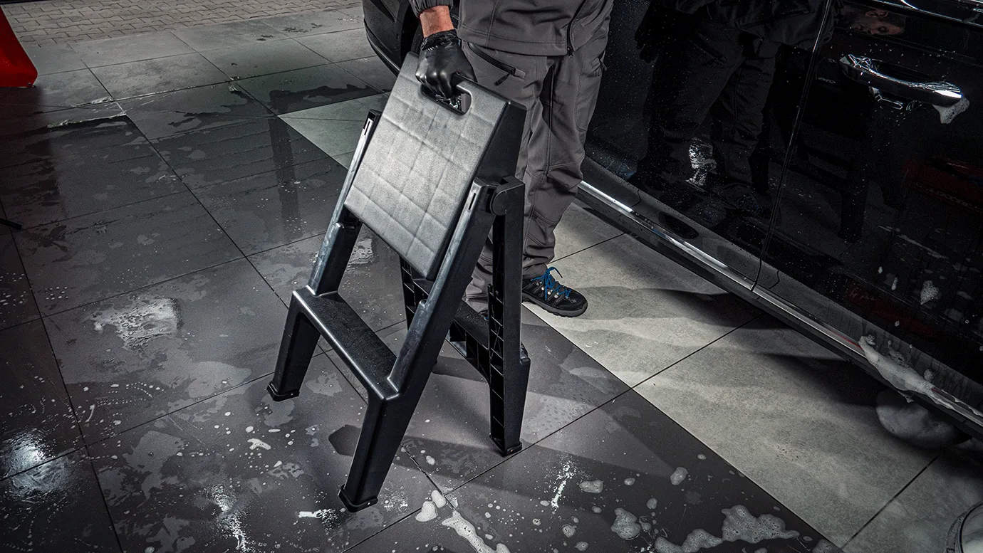 Лестница пластиковая SGCB Plastic Double Side Car Cleaning Stool