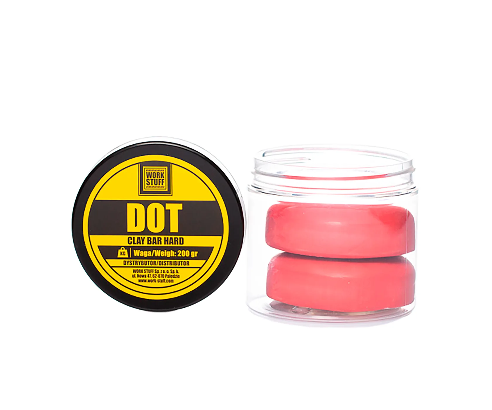 Синтетическая глина Work Stuff DOT Clay Bar Hard 200g