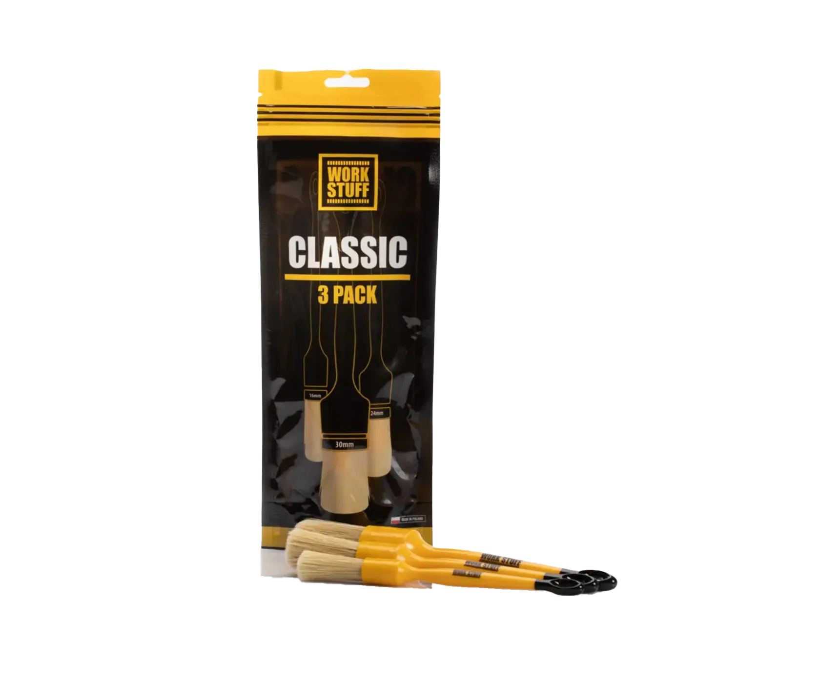 Набор кистей Work Stuff Detailing Brush CLASSIC 3-pack