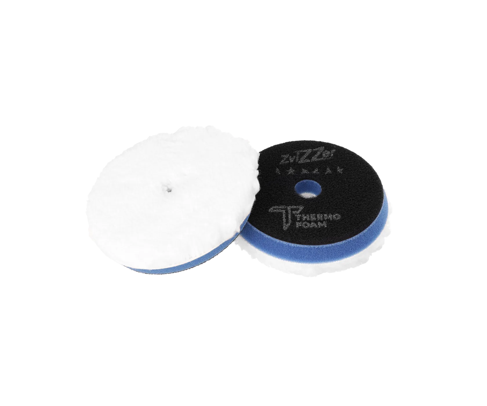 Полировальный круг ZviZZer Thermo Microfiber Pad Blue for D-A Ø80 mm